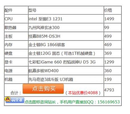 4000元电脑配置信息（配置一台4000元左右的电脑）-图1