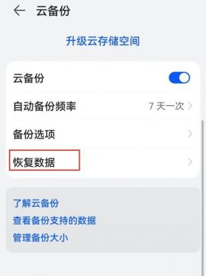 华为云备份怎么恢复到苹果手机里？安卓云备份软件-图3