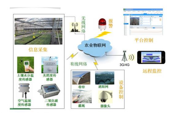 日光温室物联网（智能化自动调控联栋日光温室）