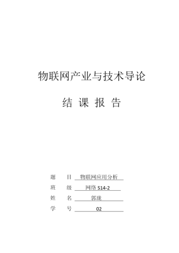 物联网导论课程报告（物联网导论课程报告怎么写）-图3