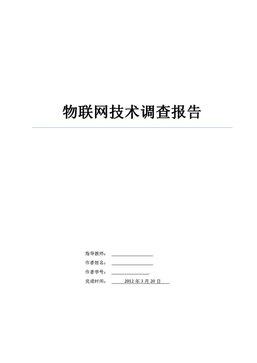 关于物联网应用技术的采访（物联网技术应用调查报告）